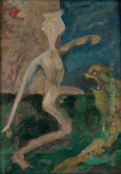 Personaje Oil Painting by Jose Moreno Villa