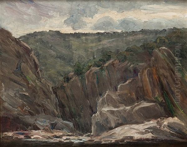 Paisaje De Guadarrama Oil Painting by Jaime Morera y Galicia