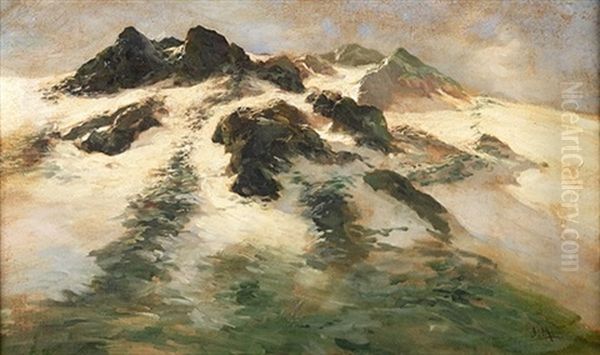 Sierra De Guadarrama Oil Painting by Jaime Morera y Galicia