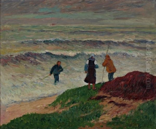 Les Pecheurs Oil Painting by Henry Moret