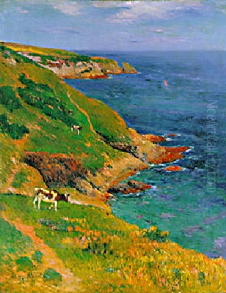 Ile De Groix Oil Painting by Henry Moret