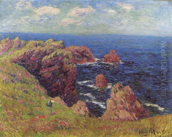La Cote Bretonne Oil Painting by Henry Moret