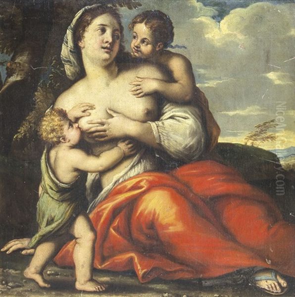 La Carita Oil Painting by Alessandro Bonvicino (Moretto da Brescia)