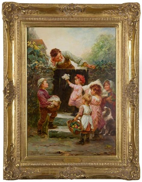 Clytie Oil Painting by Frederick Morgan