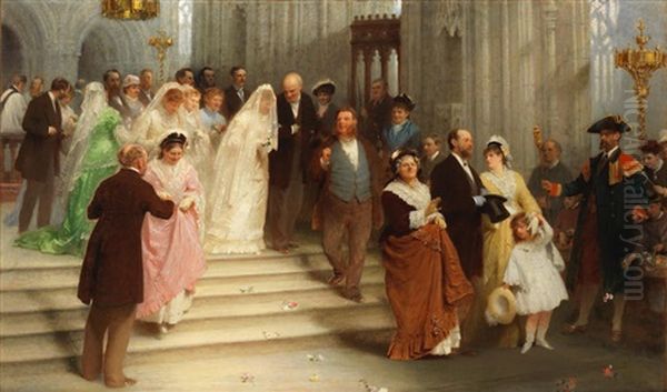 Married For Money Oil Painting by John Morgan