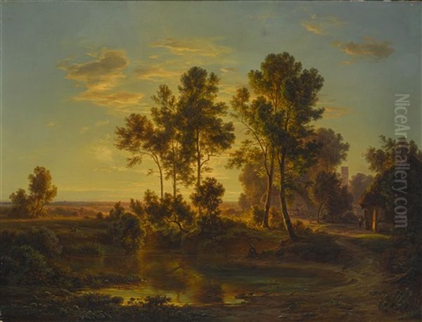 Verzeichnis Aller Bilder, Welche Ich Vom Jahre 1825 An Gemalt ... Oil Painting by Christian Bernhard Morgenstern