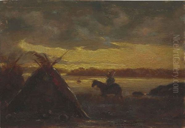 San Fernando De Atabapo Oil Painting by Auguste Morisot