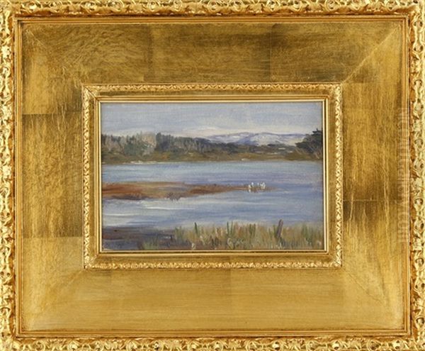 Ozenuma Oil Painting by Tsunetomo Morita