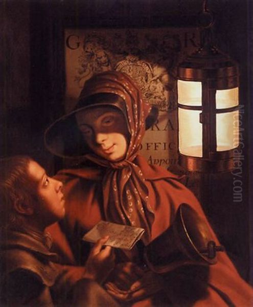 The General Post Oil Painting by Henry Robert Morland