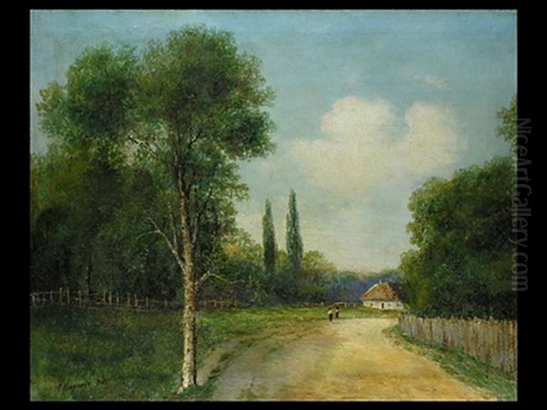 Landschaft Oil Painting by Aleksandr Ivanovich Morozov