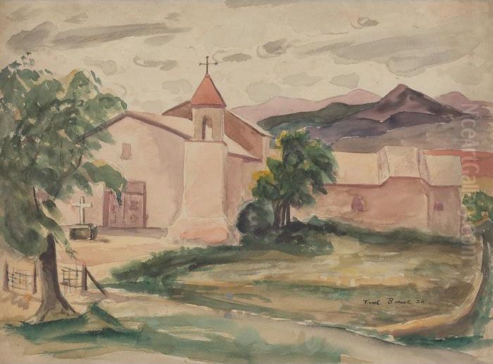 Southwest Scene Oil Painting by Fred Biesel