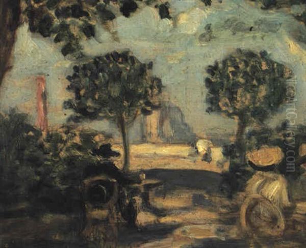 Cafe, Paris Oil Painting by James Wilson Morrice