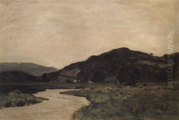 Landscape With River Oil Painting by James Wilson Morrice