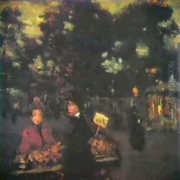 The Flower Seller, Paris Oil Painting by James Wilson Morrice