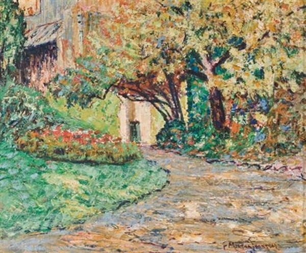 Le Jardin Fleuri Oil Painting by Francis Morton-Johnson
