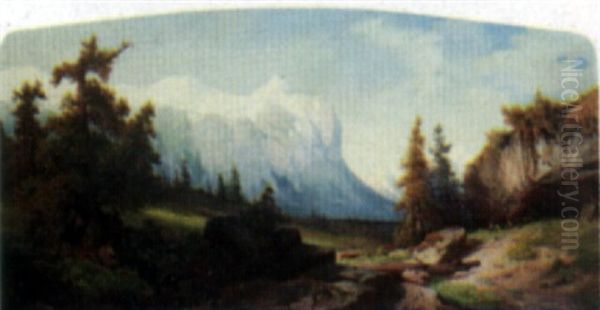 Das Witterhorn Oil Painting by Adolf Mosengel