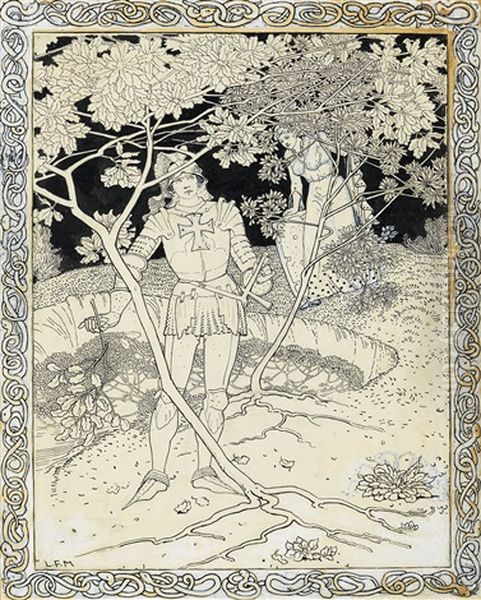 The Faerie Queene Oil Painting by Louis Fairfax Muckley