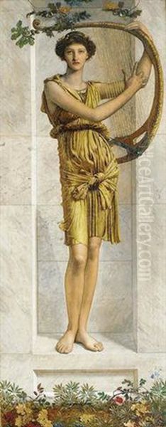 Autumn Oil Painting by Louis Fairfax Muckley