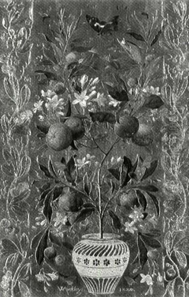 The Orange Tree Oil Painting by William Jabez Muckley