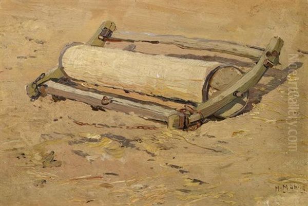 Walze. Studie Oil Painting by Hugo Muehlig