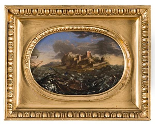 Marina In Tempesta Oil Painting by Pieter Mulier the Younger