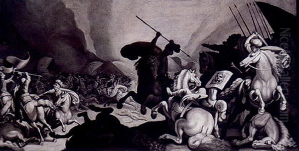 La Conversion De Saint Paul Oil Painting by Pieter Mulier the Younger