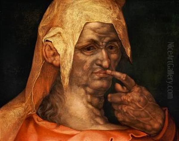 The Egyptian God Harpocrates Oil Painting by Jan Muller