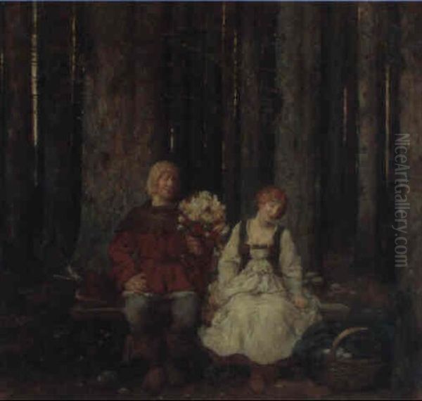 Im Marchenwald Oil Painting by Victor Mueller-Garanta