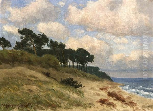 Dunen Bei Ahrenshoop Oil Painting by Paul Mueller-Kaempff