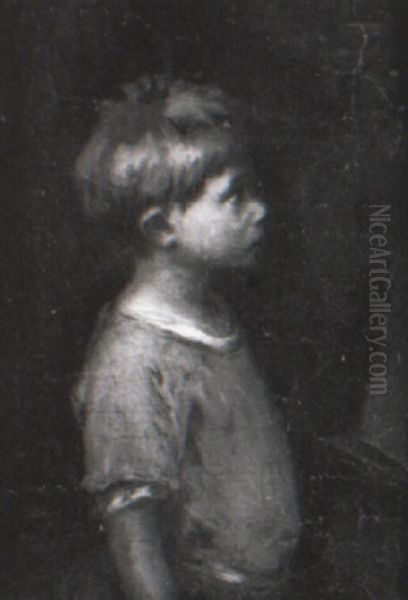 My Favorite Model Oil Painting by Augustus Edwin Mulready