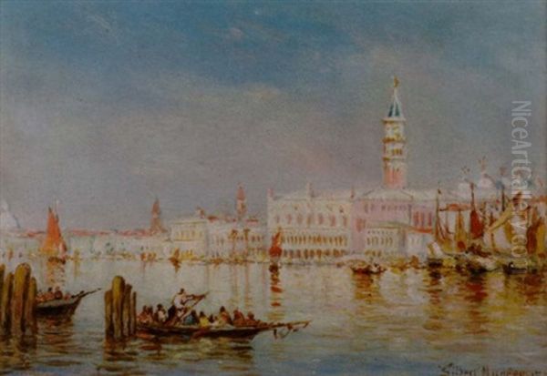 The Bacino San Marco, Venice Oil Painting by Gilbert Davis Munger