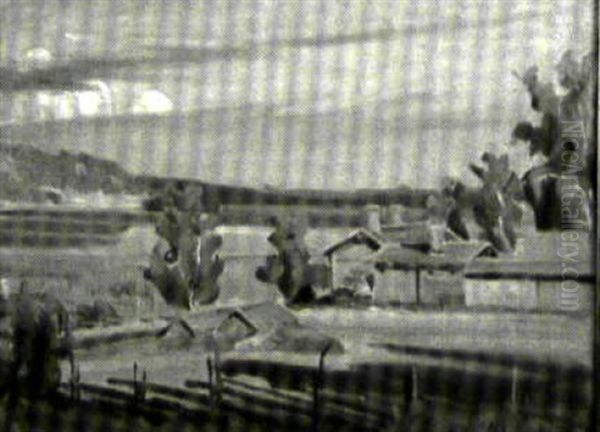 Kesapaiva Oil Painting by Ali Munsterhjelm