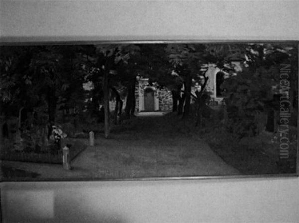 Lohjan Kirkko Oil Painting by Ali Munsterhjelm