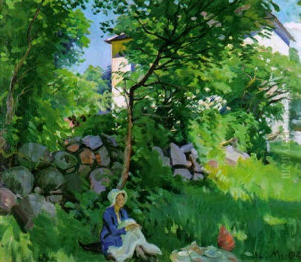 Lounastauko Oil Painting by Ali Munsterhjelm