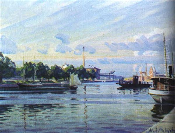 Aura A Oil Painting by Ali Munsterhjelm