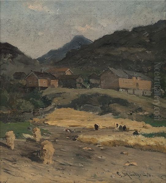Ytre Kroken Oil Painting by Gerhard Arij Ludwig Morgenstje Munthe
