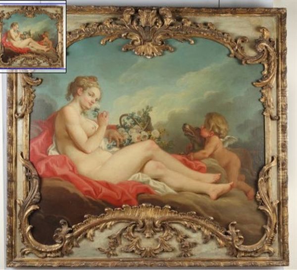 Fisherman On The Beach Oil Painting by Gerhard Arij Ludwig Morgenstje Munthe