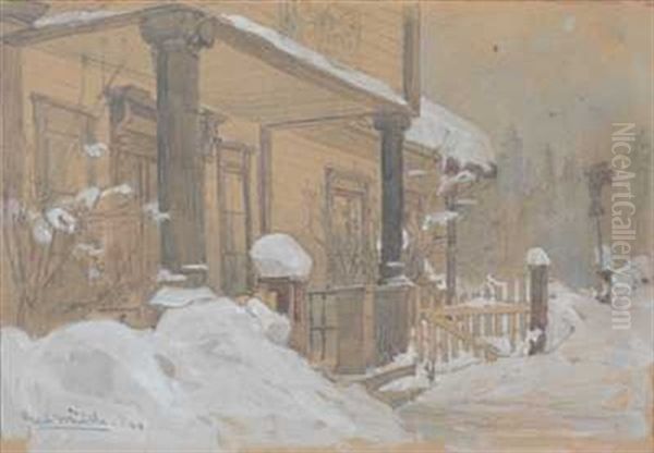 Fra Alfheim Oil Painting by Gerhard Munthe