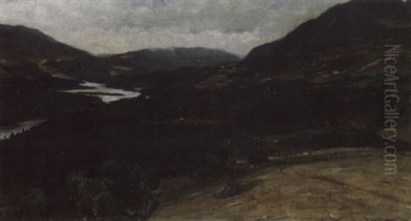 Fra Valdres Oil Painting by Gerhard Munthe