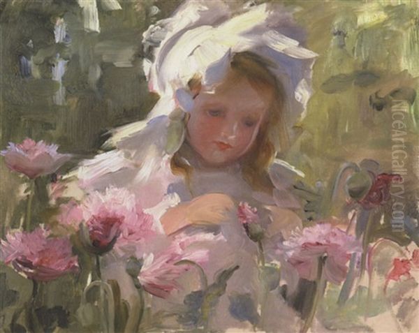 Portrait Of Dorothy Oil Painting by Laura Adeline Muntz-Lyall