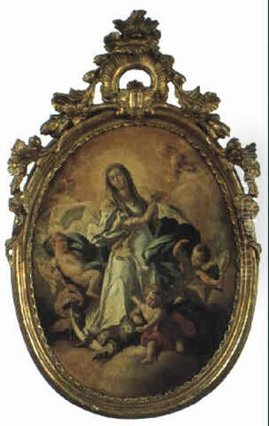 Immacolata Oil Painting by Francesco de Mura
