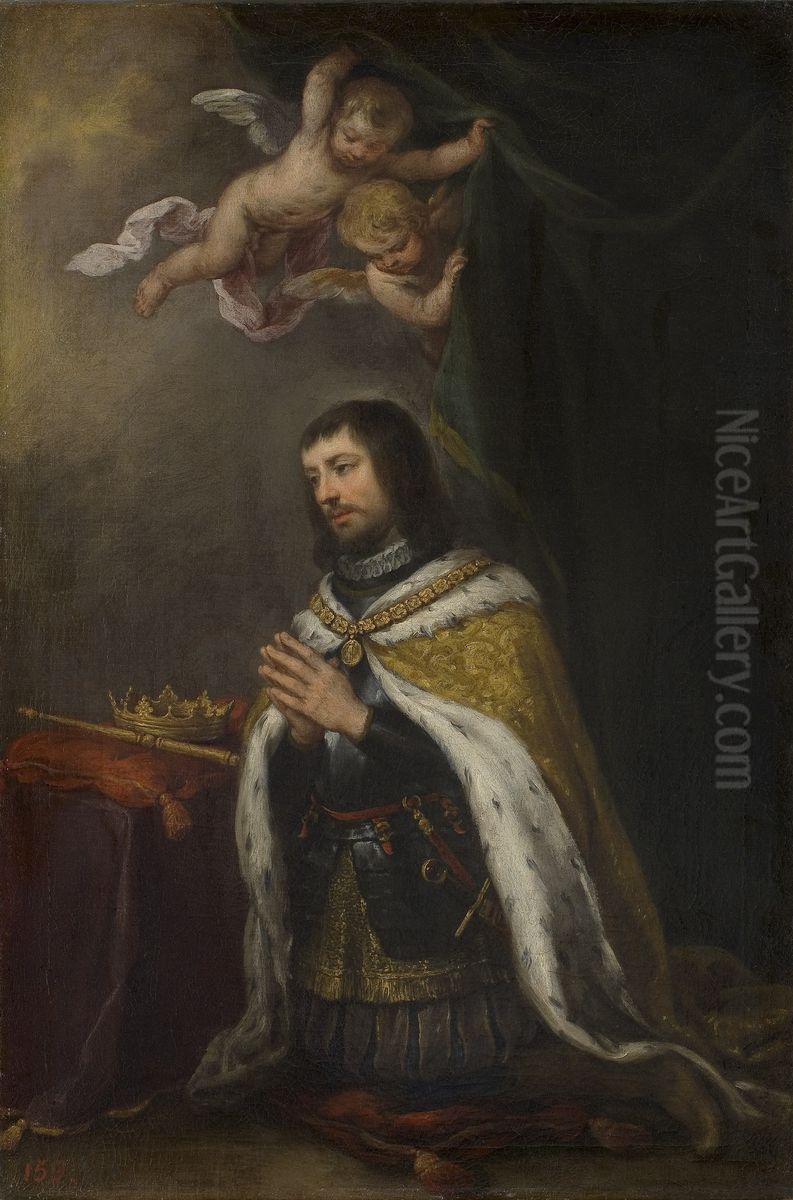 San Fernando Oil Painting by Bartolome Esteban Murillo