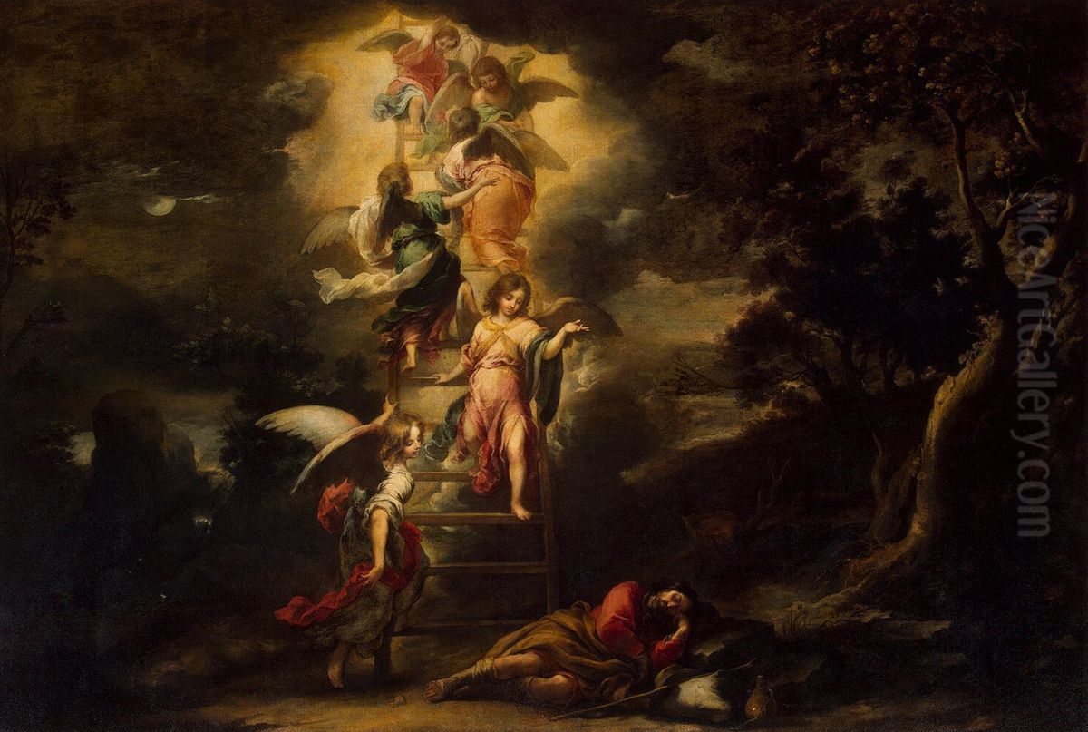 Jacob's Dream Oil Painting by Bartolome Esteban Murillo