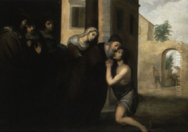The Return Of The Prodigal Son Oil Painting by Bartolome Esteban Murillo