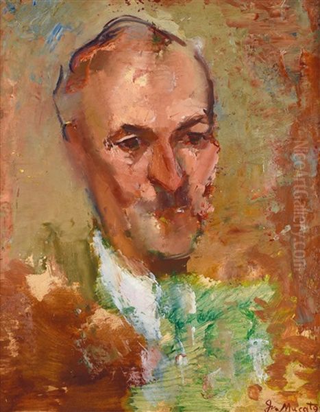 Portret Muze Oil Painting by Grigorij Musatov