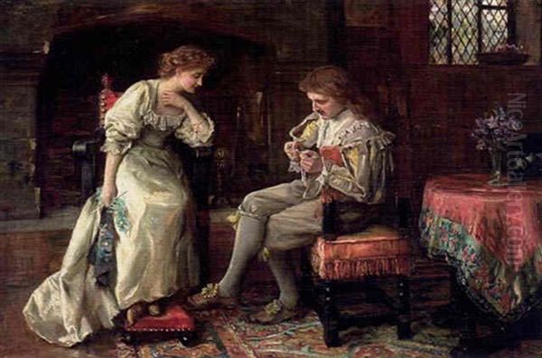 Tillsammmans Oil Painting by Francis Sydney Muschamp