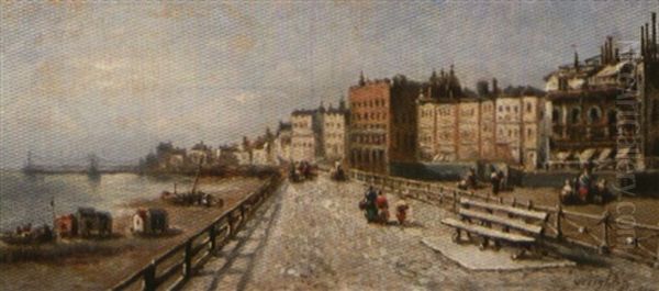 Brighton Oil Painting by Francois-Etienne Musin