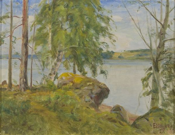 Landscape Oil Painting by Elias Muukka