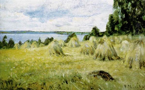 Skylar Oil Painting by Elias Muukka