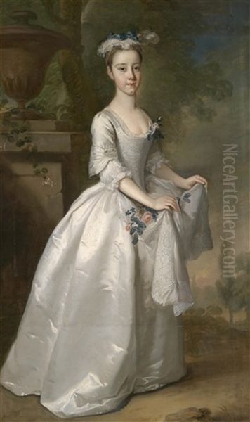 Bildnis Martha Fursman Oil Painting by Herman van der Myn